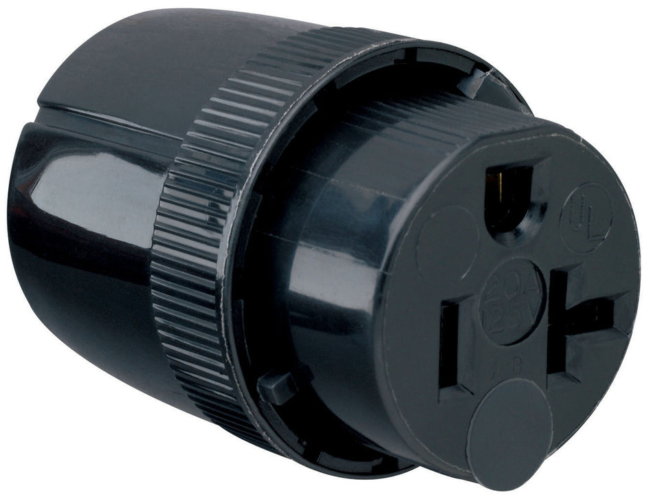 Pass & Seymour 5374BK Straight Blade Connector