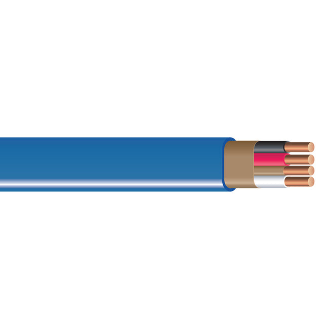 14/3 NM-B, Non-Metallic, Sheathed Cable, Residential Indoor Wire, Equivalent to Romex Cut to Order