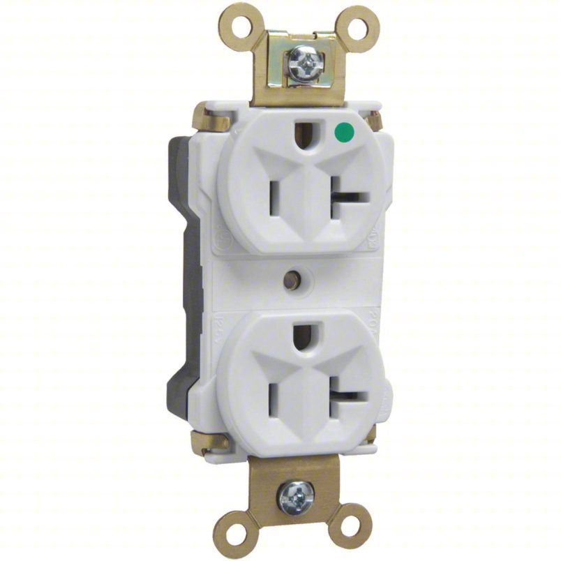 Pass & Seymour TR20W Straight Blade Receptacle