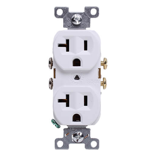 DiversiTech 625-CR20W Electrical Duplex Receptacle