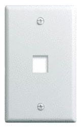 On-Q WP3401-WH Keystone Wallplate