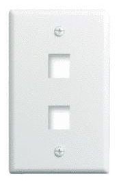 On-Q WP3402-WH Keystone Wallplate