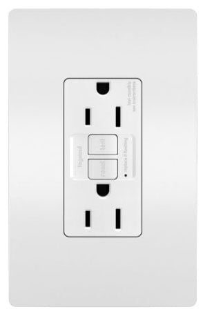 Radiant Collection 1597W Self-Test GFCI Receptacle