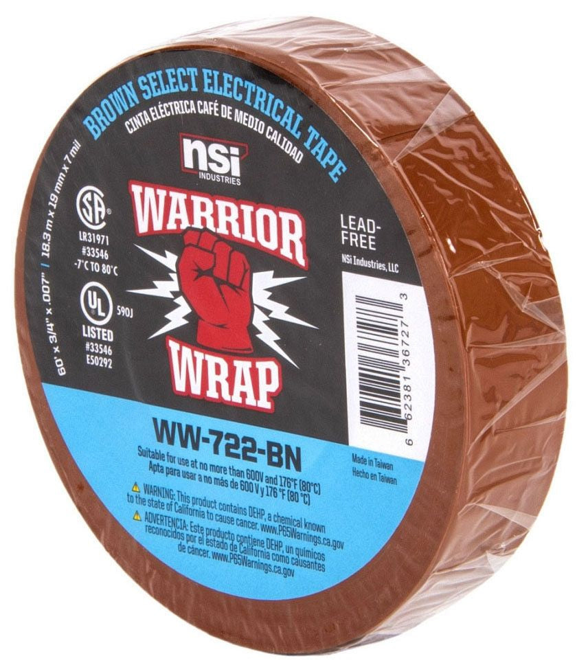 NSi Industries WW-722-BN Electrical Tape