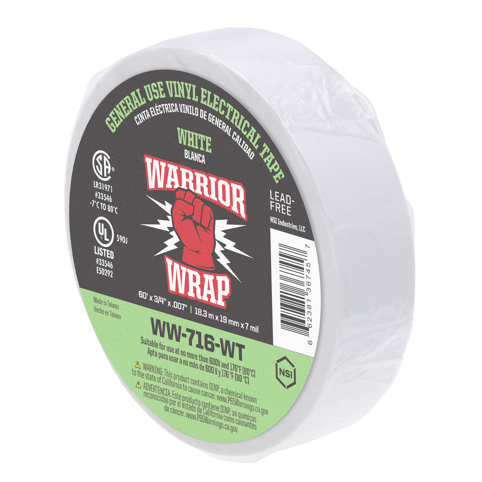 NSi Industries WW-716-WT Electrical Tape