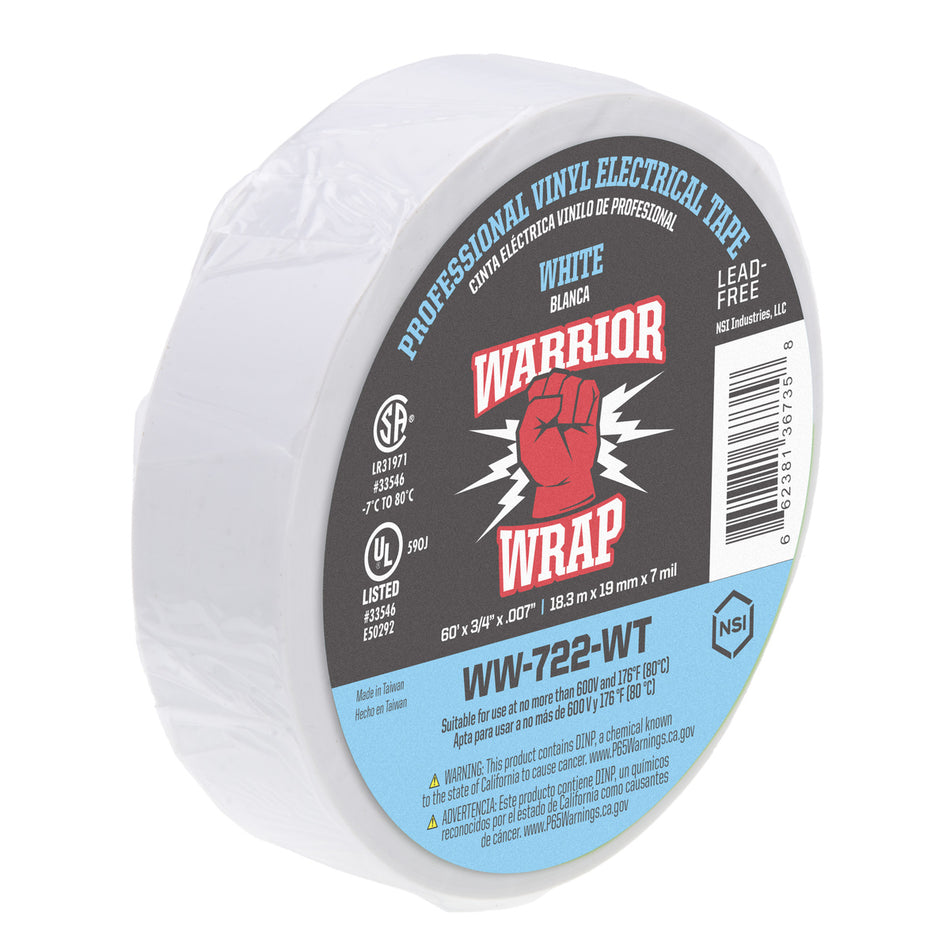NSi Industries WW-722-WT Electrical Tape