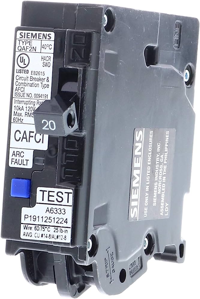 Siemens QA120AFCN Arc Fault Circuit Breaker