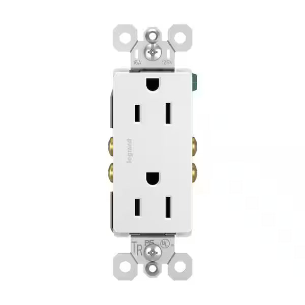 Radiant Collection 885TRW Straight Blade Receptacle