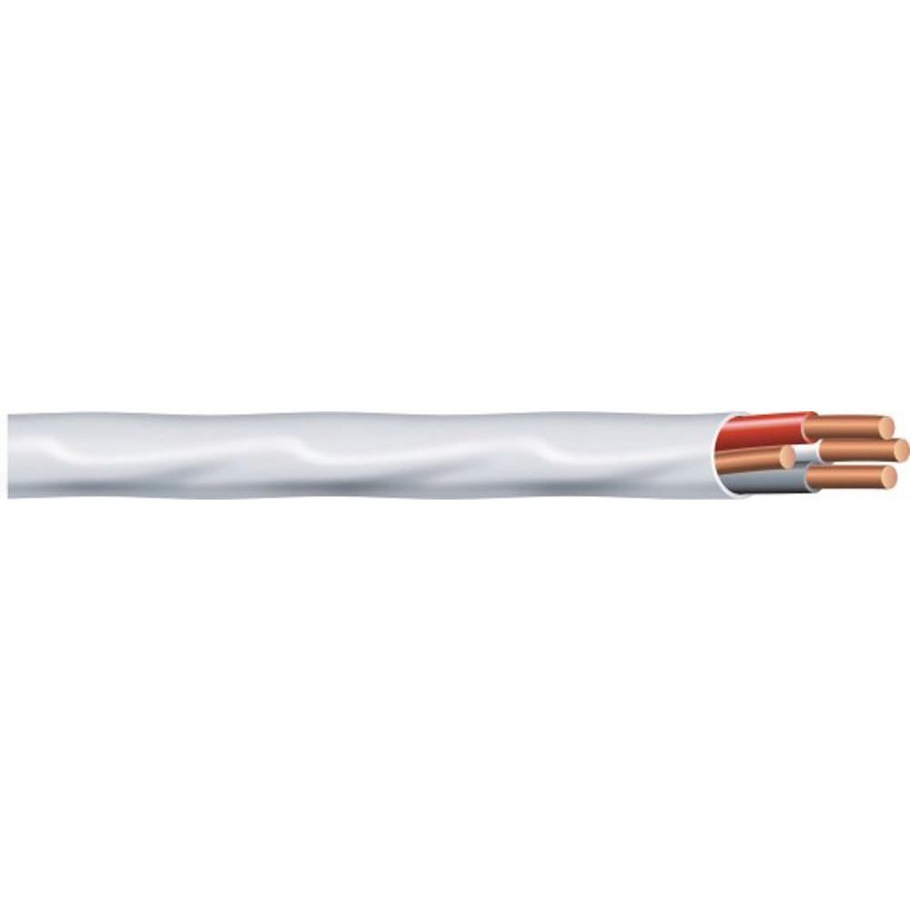 14/3 NM-B, Non-Metallic, Sheathed Cable, Residential Indoor Wire, Equivalent to Romex