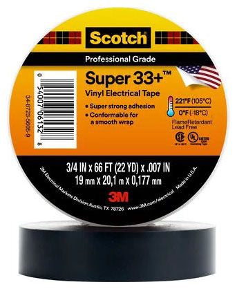 Scotch 33+SUPER-1-1/2X36YD Electrical Tape