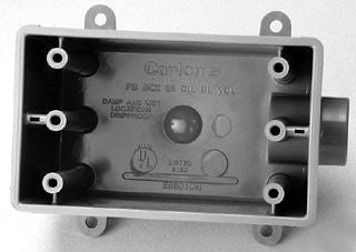 Carlon E9801 Rigid Conduit Switch Box