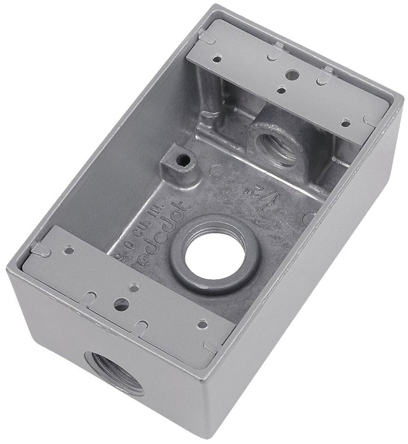 Red Dot DIH3-1-LM-WH Weatherproof Outlet Box