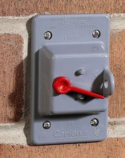 Red Dot E98TSCN-CAR Weatherproof Switch Box Cover