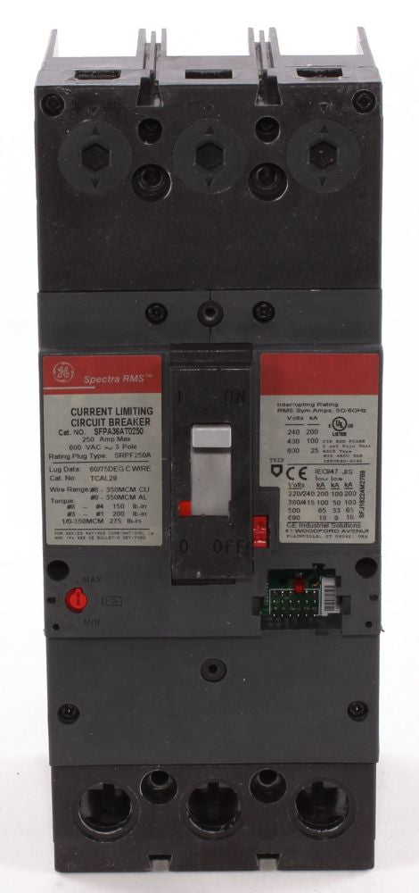 ABB GE Industrial Solutions SFPA36AT0250 Molded Case Circuit Breaker