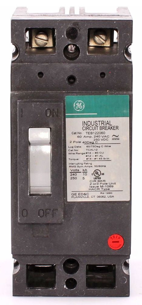 ABB GE Industrial Solutions TEB122060WL Industrial Molded Case Circuit Breaker