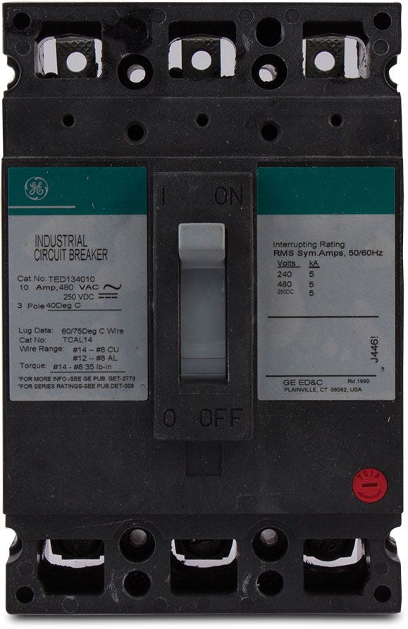 ABB GE Industrial Solutions TED134015 Industrial Molded Case Circuit Breaker