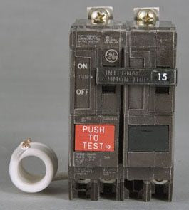 ABB GE Industrial Solutions THQB2115GF Miniature Molded Case Circuit Breaker