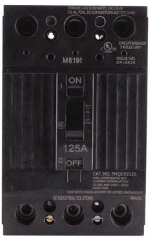 ABB GE Industrial Solutions THQD32125WL Miniature Molded Case Circuit Breaker
