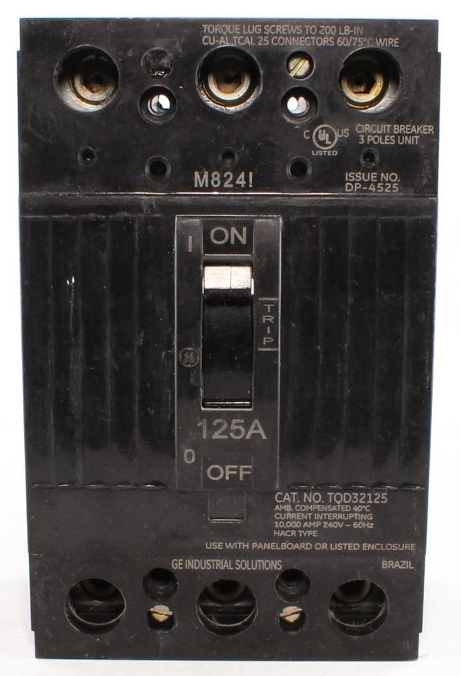ABB GE Industrial Solutions TQD32125WL Molded Case Circuit Breaker