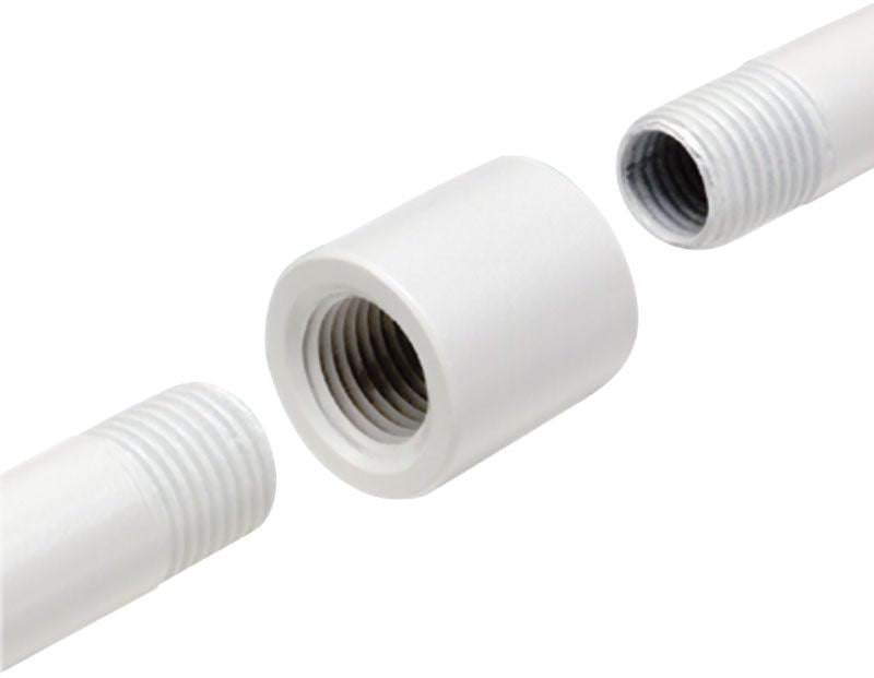 Juno Lighting T96WH Track Light System Pendant Stem Threaded Coupling