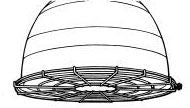 Lithonia Lighting WGA16-U HID Light Fixture Wire Guard