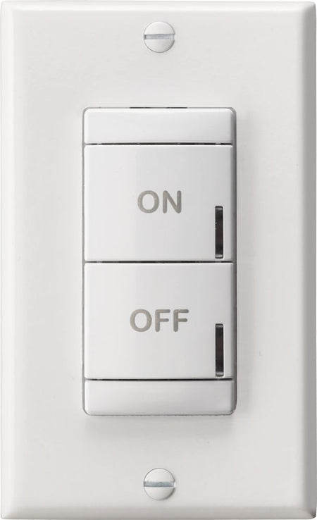 nLight NPODM-2P-WH Wallpod Pushbutton Dimmer Switch