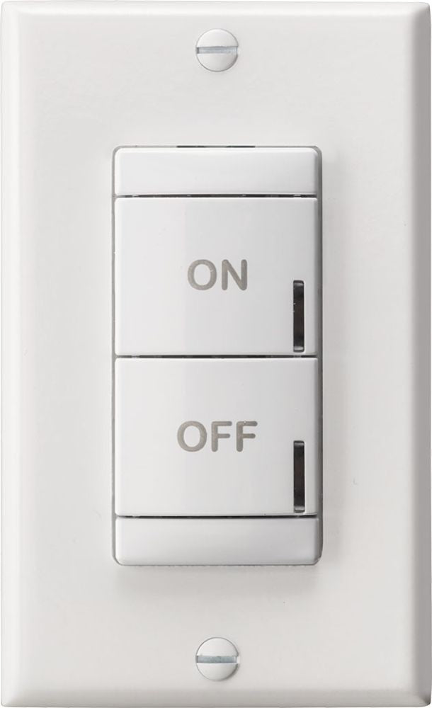 nLight NPODM-2P-WH Wallpod Pushbutton Dimmer Switch