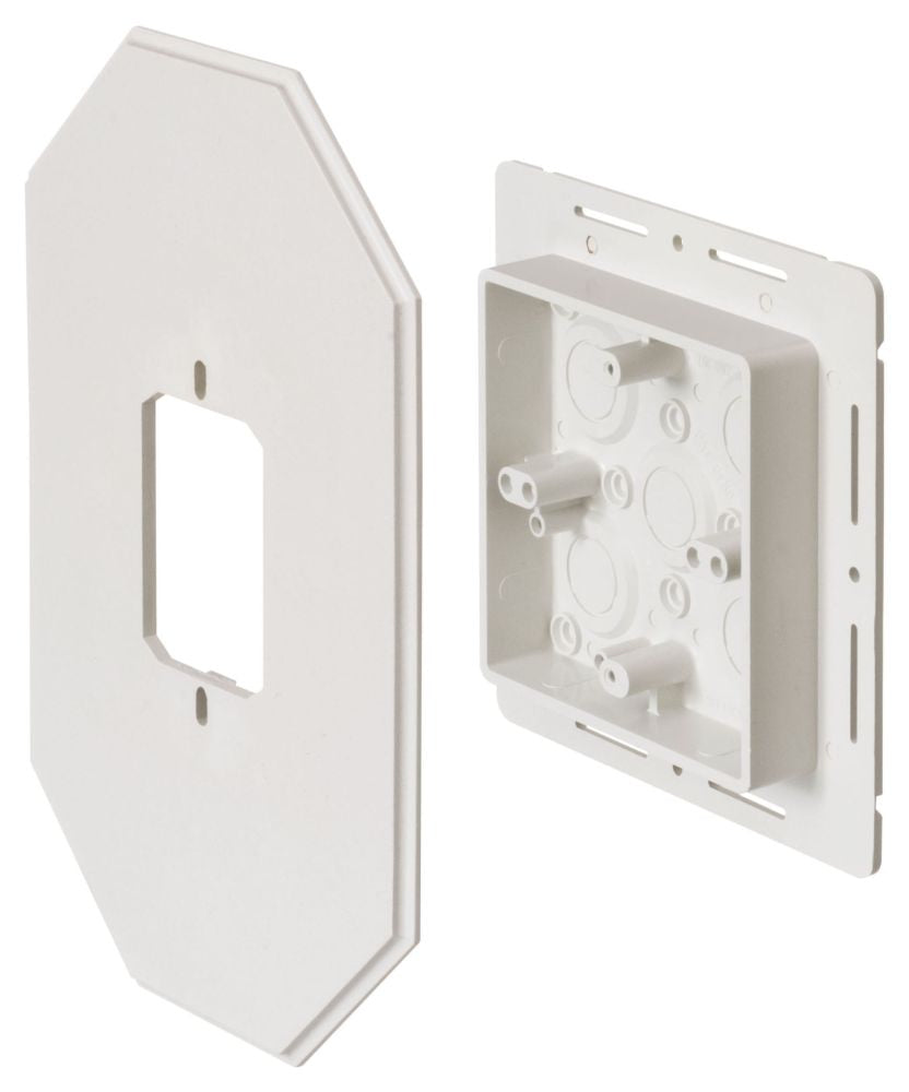 Arlington Industries 8081FDBL Light Fixture Siding Box Kit