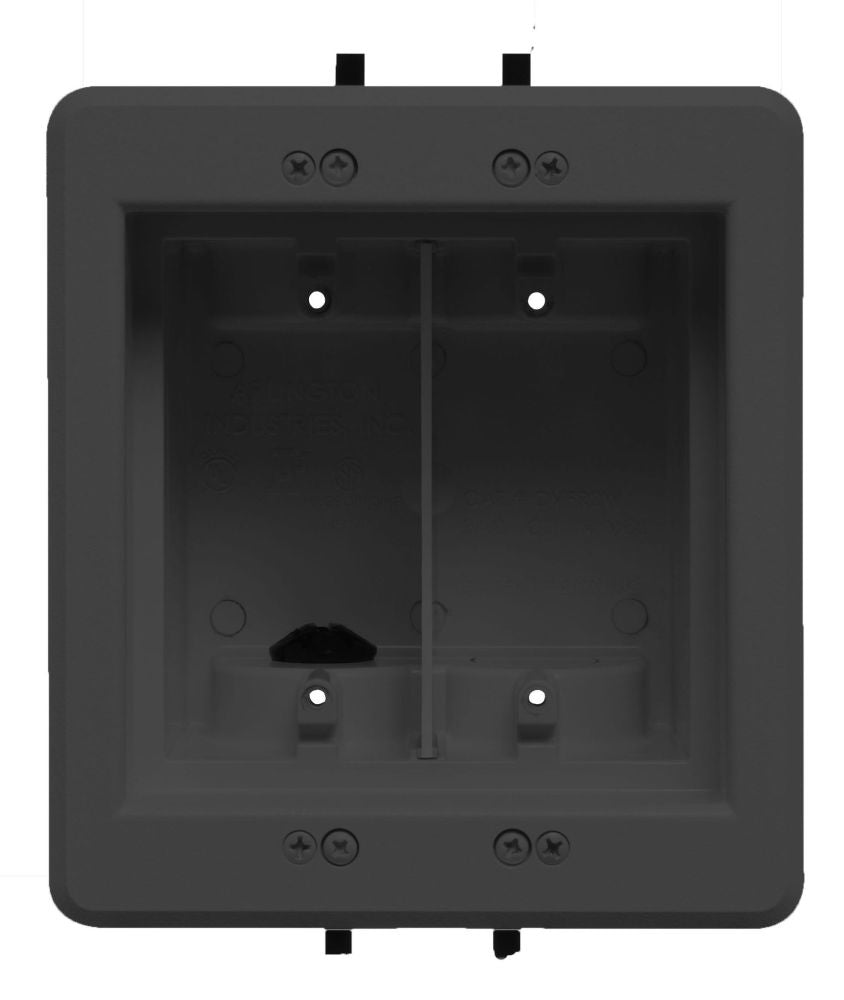 Arlington Industries DVFR2BL Recessed Electrical Box