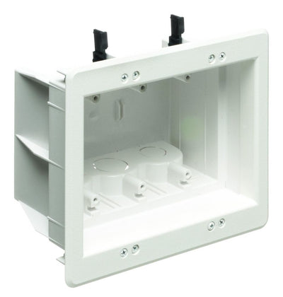 Arlington Industries DVFR3W Recessed Outlet Box