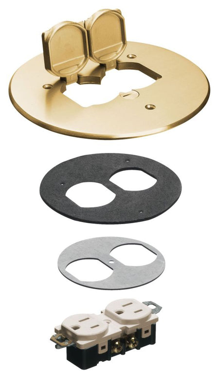Arlington Industries FLB6230MB Floor Box Cover Kit