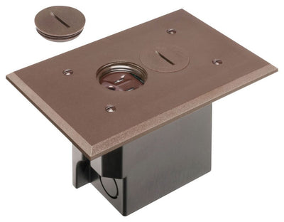 Arlington Industries FLBR101BR Floor Box