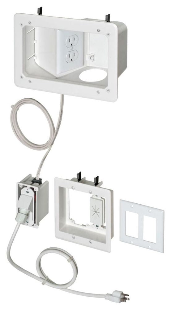 Arlington Industries TVB712BK Low Voltage TV Bridge Kit