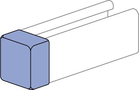 Unistrut P286010-VY Channel End Cap
