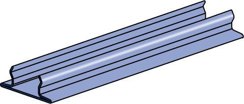 Unistrut P318410-PG Channel Closure Strip