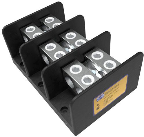 Ilsco PDB-22-500-3 Power Distribution Block