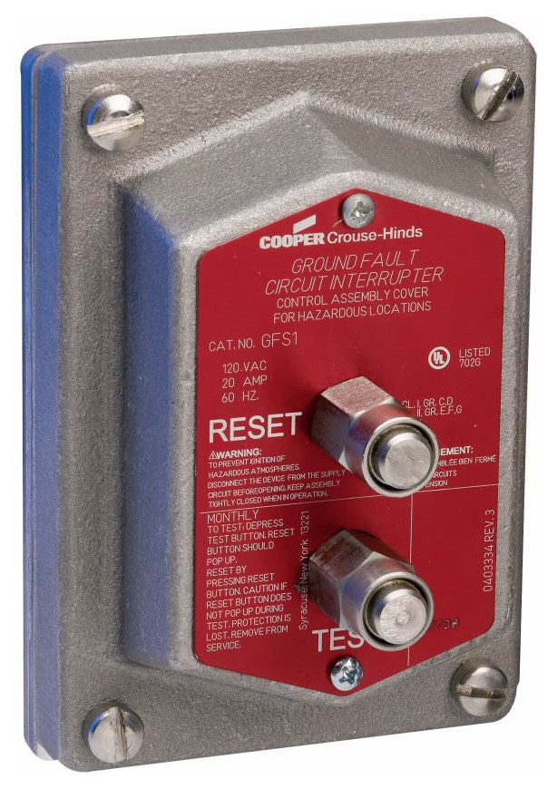 Crouse-Hinds GFS1 Ground Fault Circuit Interrupter