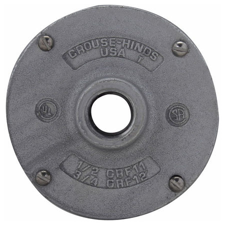 Crouse-Hinds GRF12 Round Outlet Box Cover