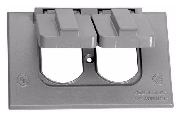 Crouse-Hinds TP7207 Weatherproof Outlet Box Cover