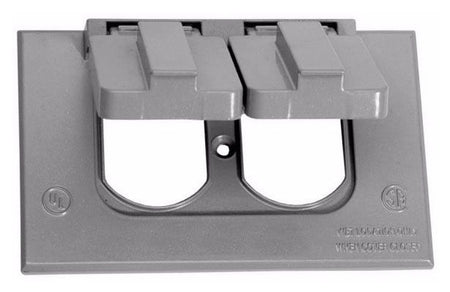 Crouse-Hinds TP7207 Weatherproof Outlet Box Cover