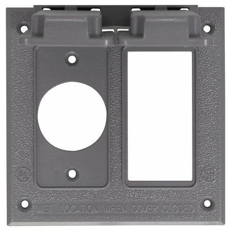 Crouse-Hinds TP7244 Weatherproof Outlet Box Cover