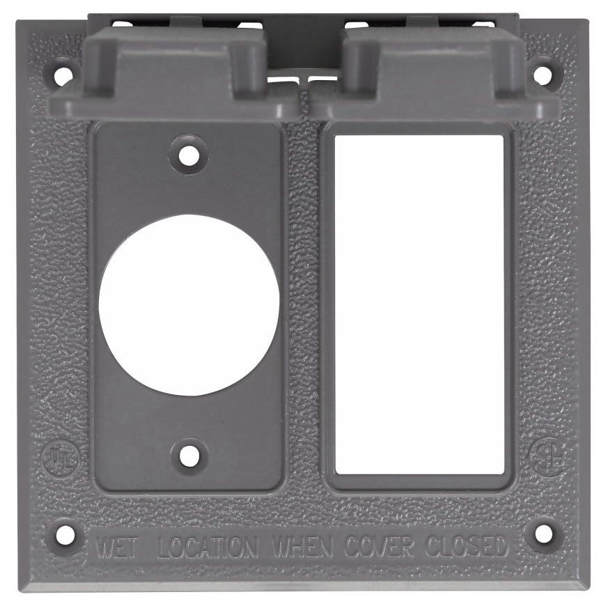 Crouse-Hinds TP7244 Weatherproof Outlet Box Cover