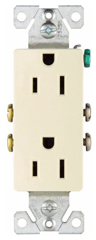 Arrow Hart 1107A-BOX Decorator Duplex Receptacle