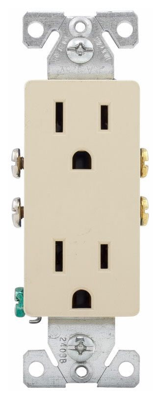 Arrow Hart 1107V Decorator Duplex Receptacle