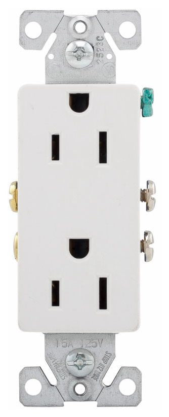 Arrow Hart 1107W-BOX Decorator Duplex Receptacle