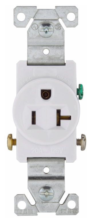 Arrow Hart 1877W-BOX Straight Blade Receptacle