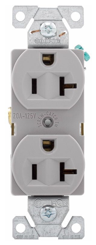 Arrow Hart 5362GY Straight Blade Receptacle