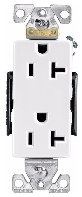 Arrow Hart 6342W Straight Blade Receptacle