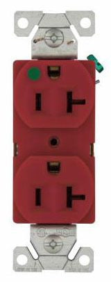 Arrow Hart 8300RD Straight Blade Receptacle