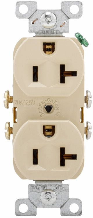 Arrow Hart CR20V Straight Blade Single Receptacle